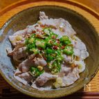 暑い季節に♪【オクラと豚しゃぶの梅そうめん】