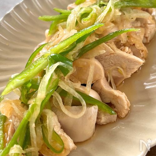 しっとり鶏むね肉の南蛮マリネ