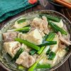 超絶おいしい《豚バラねぎ塩♡肉豆腐》