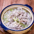 暑い時だから食べよう「豚肉とネギだけの鍋」