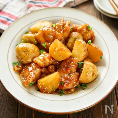 【コクうま！鶏肉とじゃがいものてりやきバター】作り置きにも！