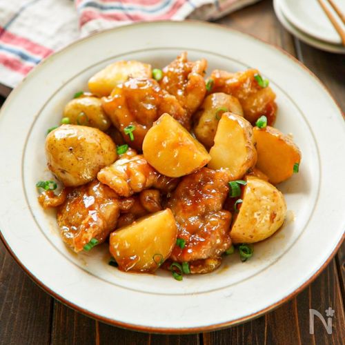 【コクうま!鶏肉とじゃがいものてりやきバター】作り置きにも!