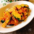《つくりおき》かぼちゃの香味野菜ソテー
