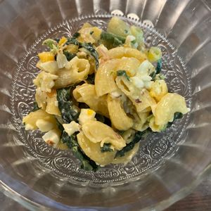 seiraの作ってみた!投稿(鰹節の風味が香ばしい和風マカロニサラダ)