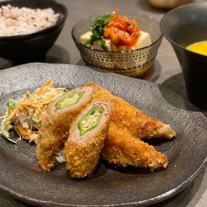 chiyoの作ってみた!投稿(卵不使用でサクサク♡オクラの肉巻きフライ)