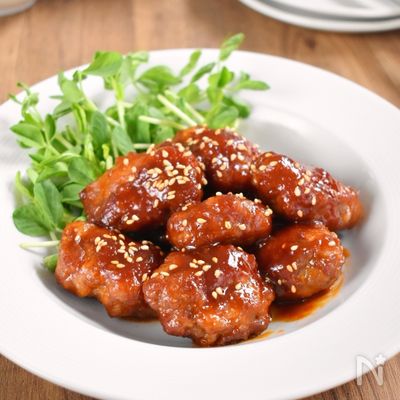 【柔らかっ！】豚こま唐揚げ・コチュ甘あんかけ
