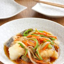 【お弁当にも】野菜たっぷり!たらの甘酢あんかけ