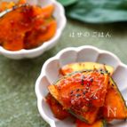 甘辛がたまらない♡かぼちゃの甘辛照り焼き