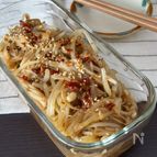 簡単！えのきともやしの甘辛炒め