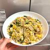 ケの作ってみた!投稿(栄養満点！味も満点！小松菜チャーハン)