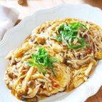 やば旨！柔らかジューシー♡【高野豆腐の和風きのこハンバーグ】
