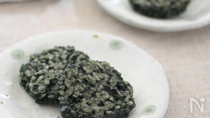 ごはん 米粉 よもぎのもちもちお焼き By 山本路子 みるまゆ レシピサイト Nadia ナディア プロの料理家のおいしいレシピ