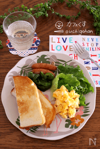 5分で バランス配色ワンプレート朝ごはん By えつこ レシピサイト Nadia ナディア プロの料理家のおいしいレシピ