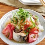 サバ缶の美味しい食べ方！鯖とトマトのおろしポン酢