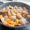 【こんにゃくとさつま揚げの煮物】10分 ホッとする腸活副菜の工程2