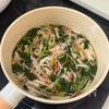 旨味たっぷり♡【カニカマと小松菜ときのこの旨スープ】の工程4