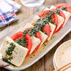 【トマトと豆腐の大葉カプレーゼ】簡単ヘルシー♡豆腐がおいしい