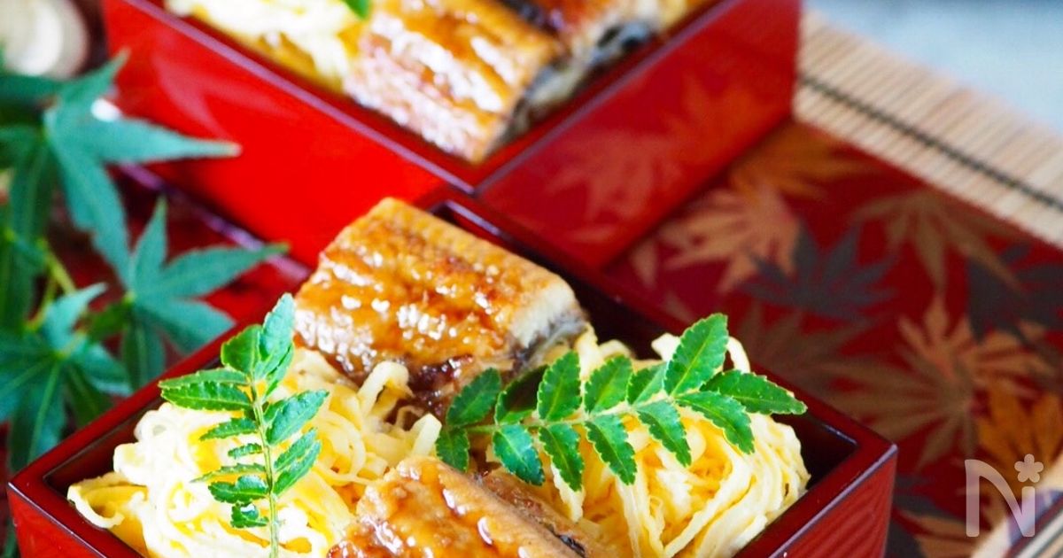 【市販の鰻使い方のコツ】＊鰻と玉子のモザイクちらし寿司＊