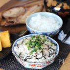 ごま油香る！豆腐とツナの塩昆布和え