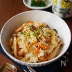 3種のきのこの甘辛混ぜご飯