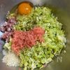 豚こまでお好み焼きつくねの工程3