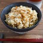 米・ツナ缶・なめたけだけ！ツナとなめたけの炊き込みごはん
