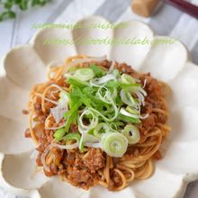 簡単ランチに☆肉味噌麺