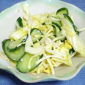猫の作ってみた!投稿(【子供爆食！キャベツときゅうりのコールスロー】野菜嫌いにも♪)