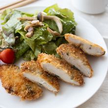 『バジル風味のチキンカツ』＃鶏胸肉＃やわらか＃お弁当