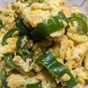 たたっちの作ってみた!投稿(バター醤油が香る!3分副菜☆『ピーマンのふんわりたまご炒め』)