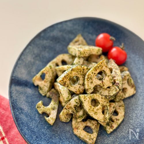 【作り置き】皆が好きな味!のり塩蓮根