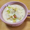 ナムディの作ってみた!投稿(ほっこり♪ウインナーと白菜のミルクチーズスープ)