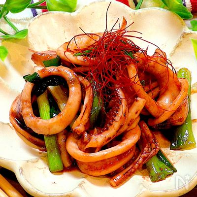 【お家で簡単BBQ気分!!】イカのバター焼肉焼