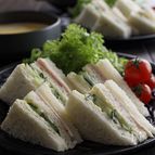 シャキシャキ食感を楽しむ★きゅうりのサンドイッチ