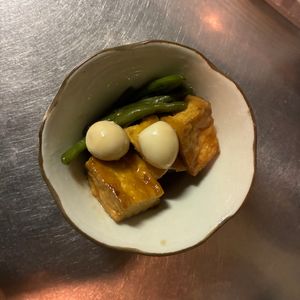 ぱぁぷるへいずの作ってみた!投稿(お肉なしでも大満足【厚揚げとうずら卵の角煮風】)