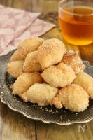 ヘラで混ぜるだけ！ふわもちっ！ひとくちドーナツ