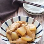 6分煮るだけで味しみしみ♡手羽中と大根のピリ辛柚子胡椒煮