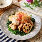 美味しすぎる！鶏とレンコンのスイマヨ和え