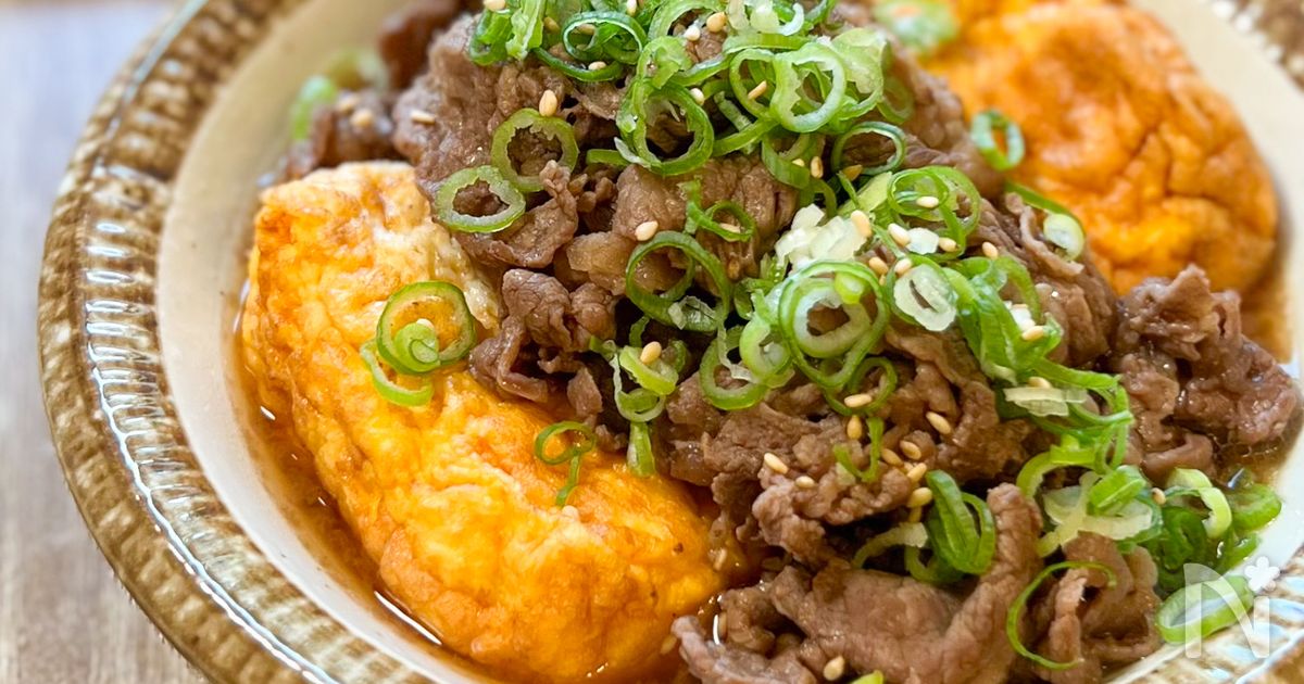【肉だし巻き卵】ワンパンで大満足おかず♩