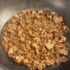 【濃厚ひき肉チャーハン】ガッツリ満足の工程1