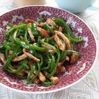 ピーマンと豚肉のシンプル青椒肉絲