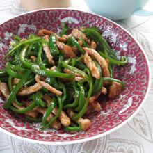 ピーマンと豚肉のシンプル青椒肉絲