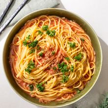 ［重ねて5分チン］最速！？トマトツナパスタ