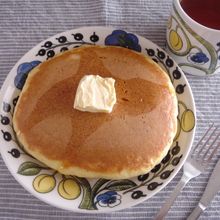 牛乳不使用！豆腐のホットケーキ。