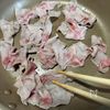 たけのこと豚肉のきんぴらこんにゃくの工程3