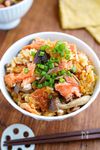 【鮭バター醤油の炊き込みご飯】ふんわり香るバター風味♬︎