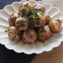 【肉巻きトマト】ねぎたっぷり甘辛タレの絶品おかず