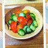 チョロリスの作ってみた!投稿(【トマトときゅうりとわかめのさっぱりポン酢】しょうが香る♪)