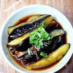 炒め茄子の煮びたし