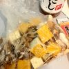 カリッカリ!舞茸と厚揚げのにんにく白だし唐揚げの工程2